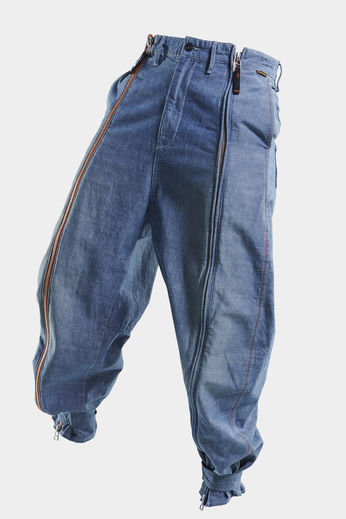E Front Zipped Pants